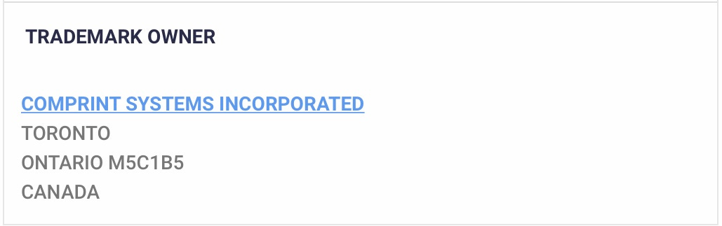 Trademark Owner Comprint Systems Incorporated