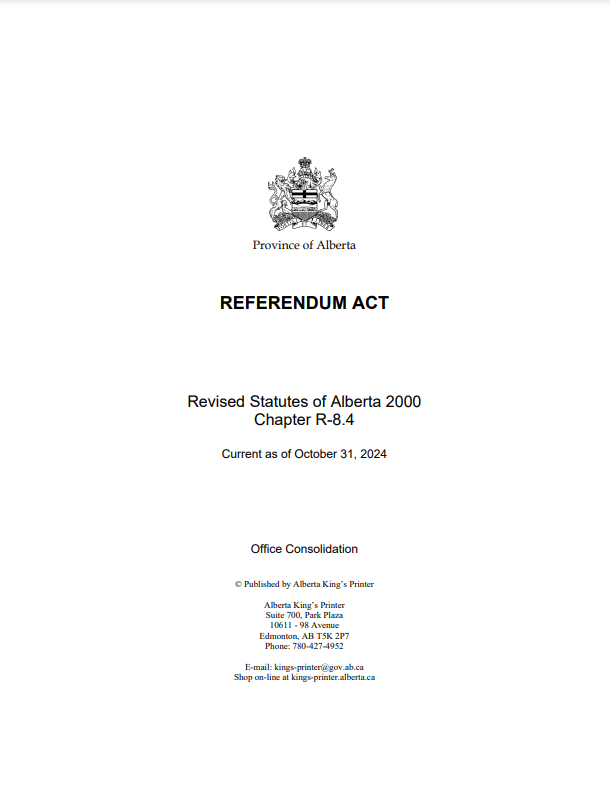Referendum Act